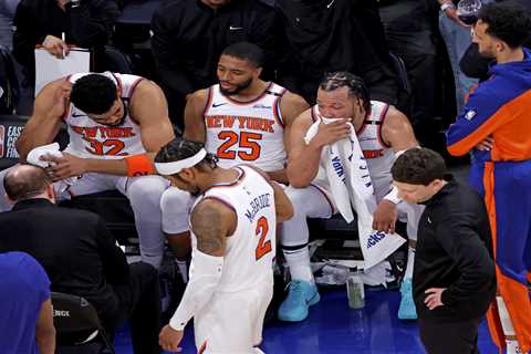 Half-dead Knicks need to face this dark situation head-on — or else