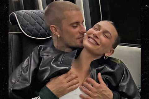 Justin Bieber Caresses Wife Hailey Bieber's Chest in Touchy-Feely IG Pics