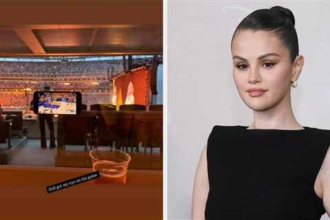 Selena Gomez Revealed That She Was Watching A Basketball Game On Her Phone While At A Beyoncé..