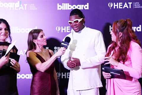 Venesti Is Working On a New Song & Video With Nicky Jam & More | Premios Heat 2025
