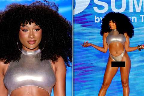 Megan Thee Stallion Flaunts Legs for Days on Miami Swim Week Runway
