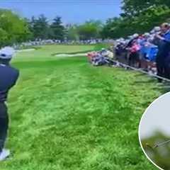 Jordan Spieth nearly drills fan in head with shot in startling Memorial scene