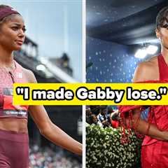 Olympian Gabby Thomas Called Out A Heckler Who Made Personal Insults About Her White Guy Fiancé,..