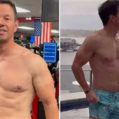 Mark Wahlberg's Beefy Hot Shots to Kick Off His 54th Bday!