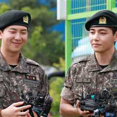 BTS Members RM and V Discharged From Military, Reunion Hype Builds
