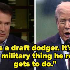 He's A Draft Dodger — This Former Marine DID NOT Hold Back When Asked About Trump's Military Parade