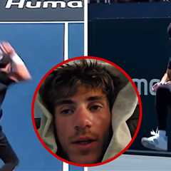 Pickleball Star Zane Ford Struggles To Break Paddle In Meltdown