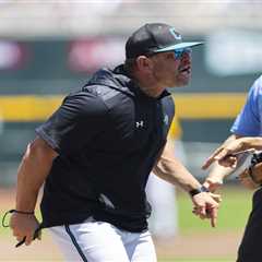 Coastal Carolina head coach ejected in first inning of CWS championship elimination game