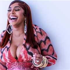 Ashanti Turns Heads in PatBo Pink Printed Papillon Dress at the 2025 American Black Film Festival