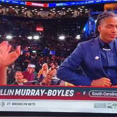 Collin Murray-Boyles drops F-bomb in viral reaction to getting picked by Raptors
