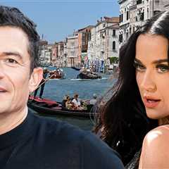 Orlando Bloom Appears to Cozy Up With Mystery Woman in Venice Water Taxi