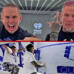 Matt and Jeff Hardy 'Beat Up' Giraffe Mascot At Mets Game, Throw Out First Pitch