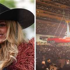 Beyoncé's Flying Car Had A Scary Malfunction Mid-Air At The Cowboy Carter Show In Houston