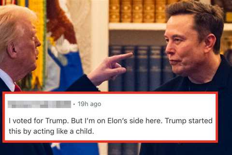 I Voted For Trump, But I'm On Elon's Side Here — MAGA Is Choosing Sides In Trump/Musk's Breakup,..