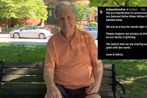 Beach Boys Star Brian Wilson Dead at 82