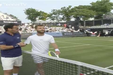 Heated tennis handshake features fiery ‘pig,’ ‘piece of s–t’ exchange