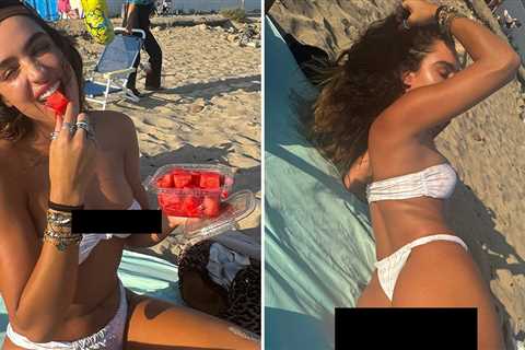 Sommer Ray's Beach Picnic, Nothin' but Toasty Buns and Watermelon!