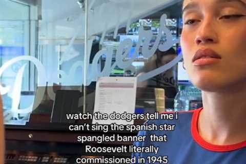 Singer Nezza performed national anthem at Dodgers game in Spanish in anti-ICE protest — after team..