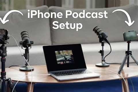 Record a video podcast with your iPhone