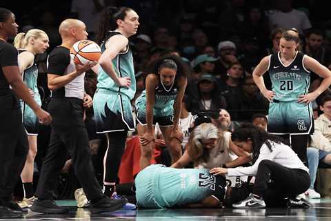Jonquel Jones exits after re-injuring ankle in another Liberty scare