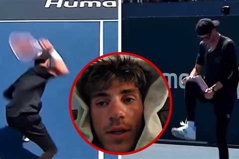 Pickleball Star Zane Ford Struggles To Break Paddle In Meltdown