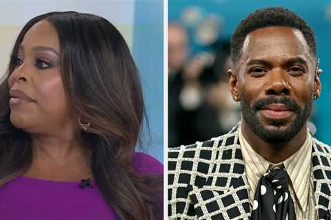 Niecy Nash Jokingly Called Out Colman Domingo For Wearing Bright Yellow To Officiate Her Wedding,..