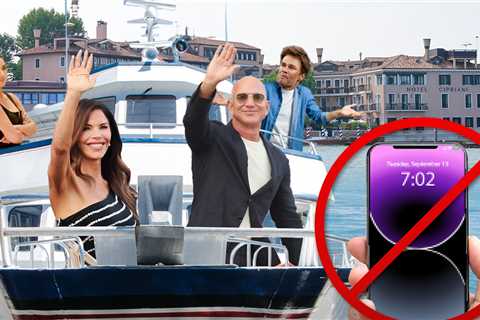 Jeff Bezos, Lauren Sanchez Wedding Guests Must Go Phoneless for Mystery Island Party