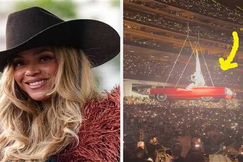 Beyoncé's Flying Car Had A Scary Malfunction Mid-Air At The Cowboy Carter Show In Houston