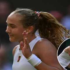 Mirra Andreeva reaches Wimbledon quarters — and has no clue match is over