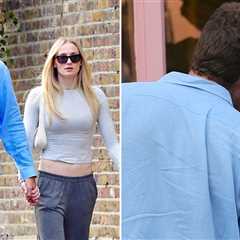 Sophie Turner Packs on PDA With Boyfriend Peregrine Pearson in London