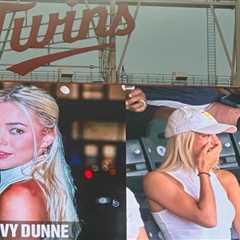 Livvy Dunne was her own celebrity look-alike in hilarious Twins-Pirates scene days after NYC co-op..