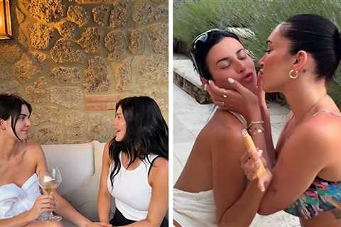 Kendall and Kylie Jenner Hilariously Create 'Love Island USA' Scenes