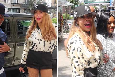 Wendy Williams Looks Incredible as She Supports Designer Pal in NYC