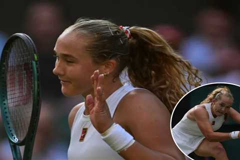 Mirra Andreeva reaches Wimbledon quarters — and has no clue match is over