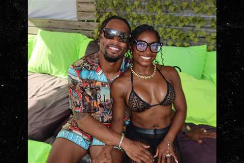 Simone Biles Fuels Boob Job Speculation W/ Hot Vacay Bikini Pics