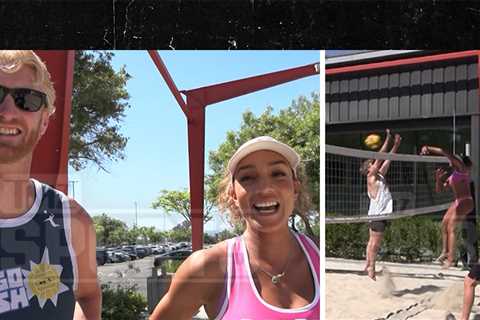 AVP Stars Chase Budinger, Brandie Wilkerson Destroy TMZ Staffers In Volleyball Match