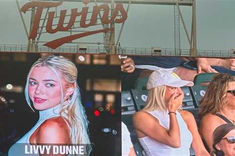 Livvy Dunne was her own celebrity look-alike in hilarious Twins-Pirates scene days after NYC co-op..