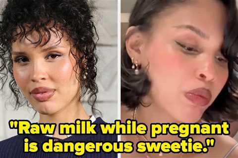 Nara Smith Is Facing Criticism From Fans After Seemingly Drinking Raw Milk While Pregnant