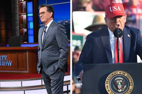 Here's What Donald Trump Had To Say About Stephen Colbert's Talk Show Being Canceled