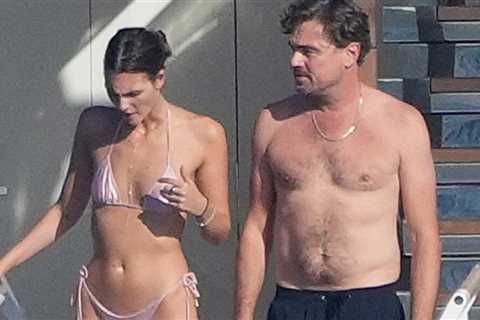 Leonardo DiCaprio & Vittoria Ceretti Take a Dip Off Yacht in Saint-Tropez