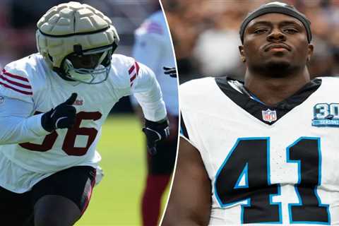 49ers’ Tarron Jackson taken to hospital after being stretchered off field in scary training camp..