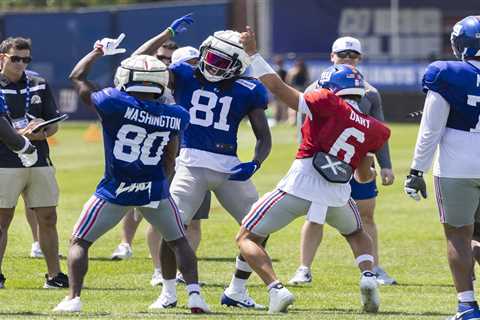 Jaxson Dart connects for gorgeous touchdown despite some hiccups at Giants training camp