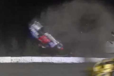 NASCAR driver hospitalized in scary dirt track crash: ‘Tremendous amount of pain’
