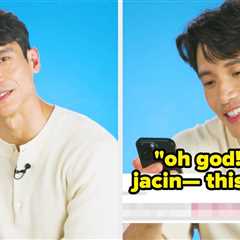I Am Sweating: Manny Jacinto Just Read A Bunch Of Thirst Tweets (Again)
