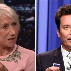 Helen Mirren Explained To Jimmy Fallon Why She Believes Tomatoes Are Bisexual, And His Awkward..