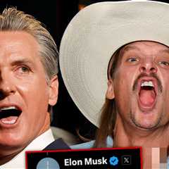 Kid Rock Claps Back at Gavin Newsom's A.I. Pic of Musician 'Supporting' Him