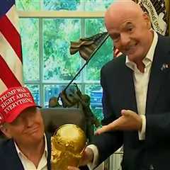 Donald Trump Tries To Keep FIFA World Cup Trophy After Draw Announcement
