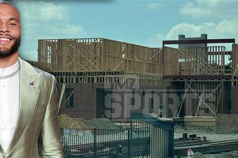 Dak Prescott's Massive Texas Mansion Taking Shape