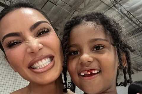Kim Kardashian Posts Photo of Saint's Bloody Front Tooth