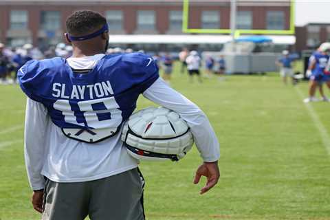 Darius Slayton’s first goal is winning — not Giants’ record book
